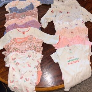 Colorful Baby Onesies Set